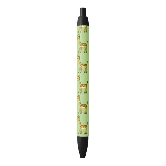 Stylo Noir girafe mignonne de bébé (devant Vertical)