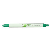 Stylo Noir girafe verte (Devant)