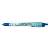 Stylo Noir Girl Glitz Aqua Parties scintillant Turquoise Unic (Bas)