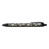 Stylo Noir Glam aux flocons dorés de minuit (Haut)