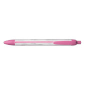 Stylo Noir Glamme d'argent rose Abstraites bandes (Dos)
