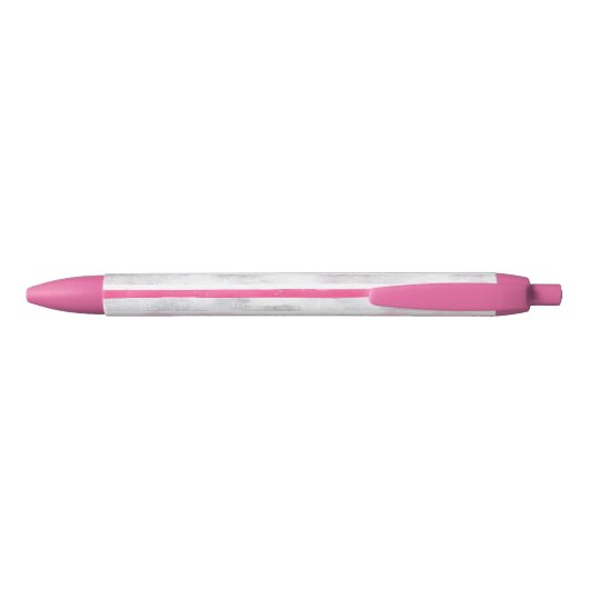 Stylo Noir Glamme d'argent rose Abstraites bandes (Dos)