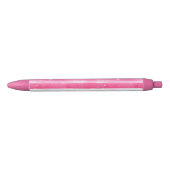 Stylo Noir Glamme d'argent rose Abstraites bandes (Devant)