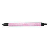 Stylo Noir Glamour rose (Devant)