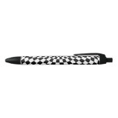 Stylo Noir Globe À damiers noir/blanc Thunder_Cove (Haut)