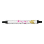Stylo Noir Gold Foil Heart (Devant)