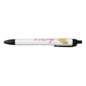 Stylo Noir Gold Foil Heart (Bas)