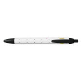 Stylo Noir Gold Foil Heart (Dos)