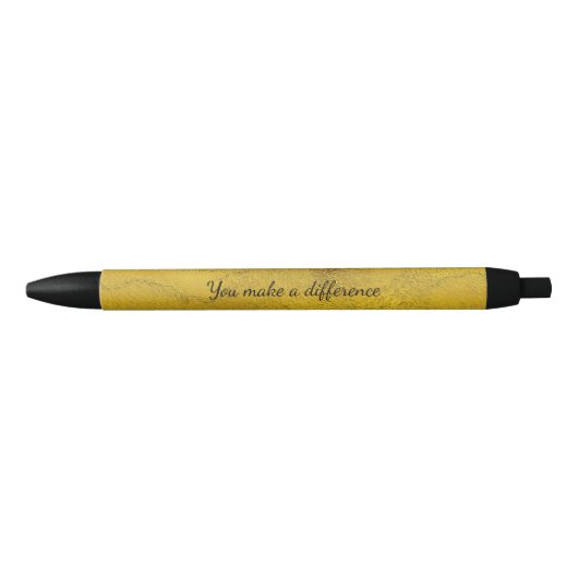Stylo Noir Gold Vous faites un devis différent (Devant)
