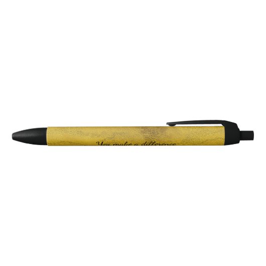 Stylo Noir Gold Vous faites un devis différent (Haut)