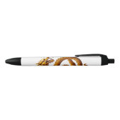 Stylo Noir Golden Dragon (Haut)