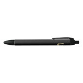 Stylo Noir Golden horseshoe (Haut)