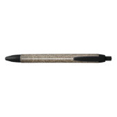 Stylo Noir Golden Mandala (Dos)