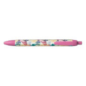 Stylo Noir Gouttes Géométriques (Dos)