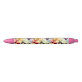 Stylo Noir Gouttes Géométriques (Devant)