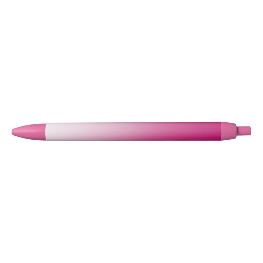 Stylo Noir Gradient de roses indien (Devant)