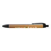 Stylo Noir Grain en bois de bouleau (Haut)