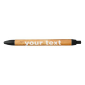 Stylo Noir Grain en bois de chêne (Devant)