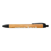 Stylo Noir Grain en bois de chêne (Haut)