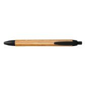 Stylo Noir Grain en bois de chêne (Dos)