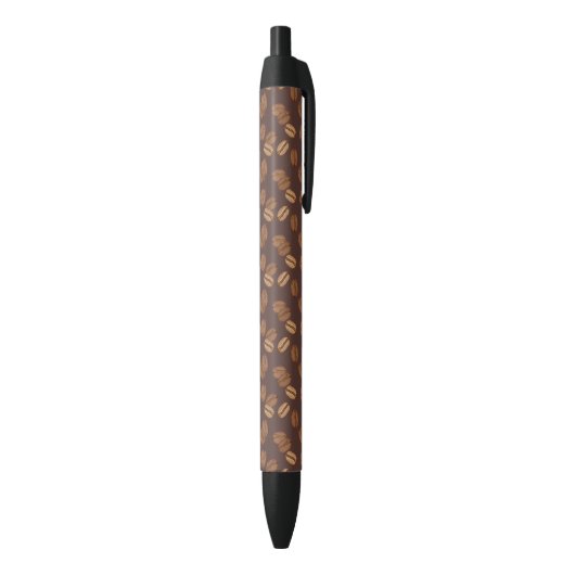 Stylo Noir Grains de Café Haricots Foncé Torréfaction Marron (Bas (Vertical))