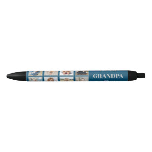 Stylo Noir Grand-père personnalisé moderne Nous vous aimons