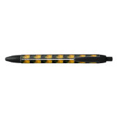 Stylo Noir Grand Rose Jaune (Dos)