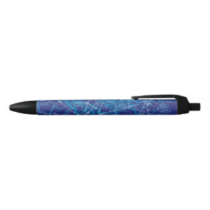 Stylo Noir Graphique aéronautique