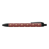 Stylo Noir Graphique de fruits Apple moderne (Haut)