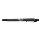 Stylo Noir Graphisme Rétro Tortue (Bas)