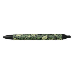 Stylo Noir Grappe de vignes dans des nuances de vert