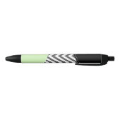 Stylo Noir Gray Zigzag, Gray Chevron, Zigzag Pattern, Mint (Bas)