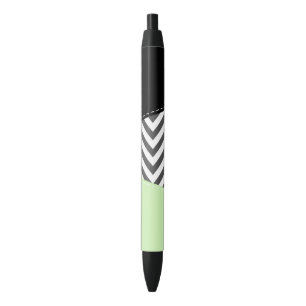 Stylo Noir Gray Zigzag, Gray Chevron, Zigzag Pattern, Mint