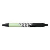 Stylo Noir Gray Zigzag, Gray Chevron, Zigzag Pattern, Mint (Dos)