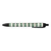 Stylo Noir Green Cream Stripes Christmas (Bas)