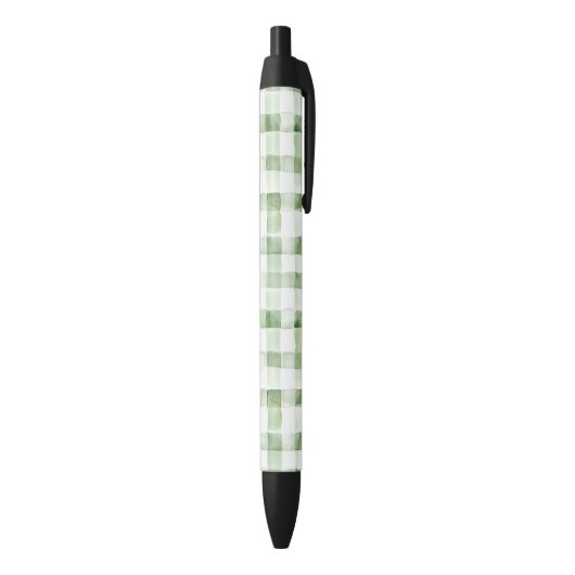 Stylo Noir Green White Plaid Stripes (Bas (Vertical))