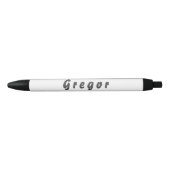 Stylo Noir Gregor (Devant)