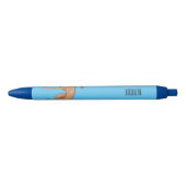 Stylo Noir Greyhound dog (Devant)