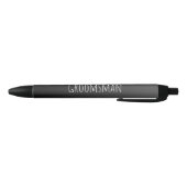 Stylo Noir Groomsman noir et blanc (Bas)