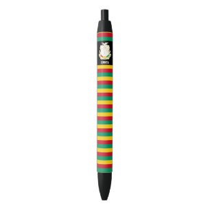 Stylo Noir Guinée Drapeau mignon Patriotique