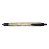 Stylo Noir Gustav Klimt – Le Baiser – Texte personnalisé (Dos)