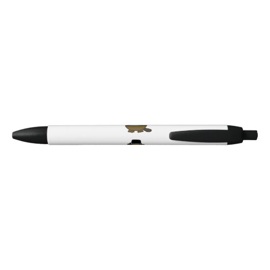 Stylo Noir Habille Groundhog (Dos)