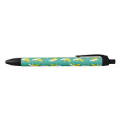 Stylo Noir Half peeled banana seamless pattern - Tropical fru (Haut)