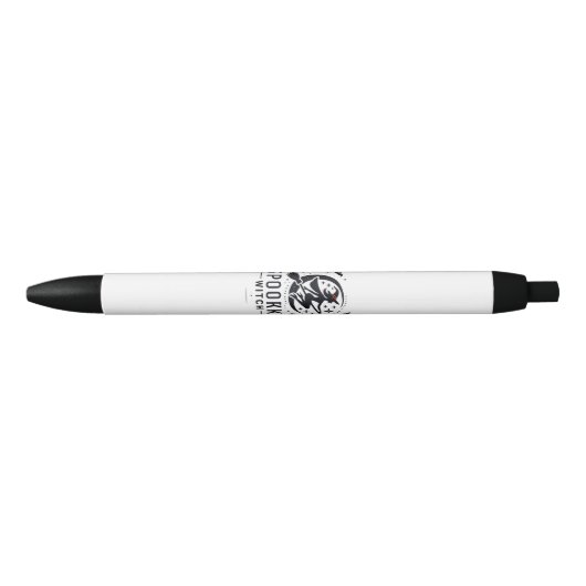Stylo Noir Halloween Conception de sorcière Éffrayante - Vol (Devant)
