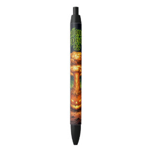 Stylo Noir Halloween de destruction massive Citrouille radioa