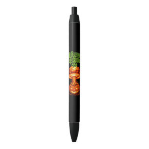 Stylo Noir Halloween de destruction massive Jack-o'-lanterne
