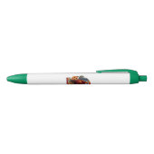 Stylo Noir Halloween Evil skeleton (Haut)