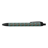 Stylo Noir Halloween Hippie Skull Thunder_cove (Haut)