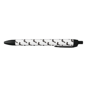 Stylo Noir Halloween, Motif De Chauves-Fours, Trick Ou Treat,