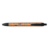 Stylo Noir Halloween personnalisé (Dos)
